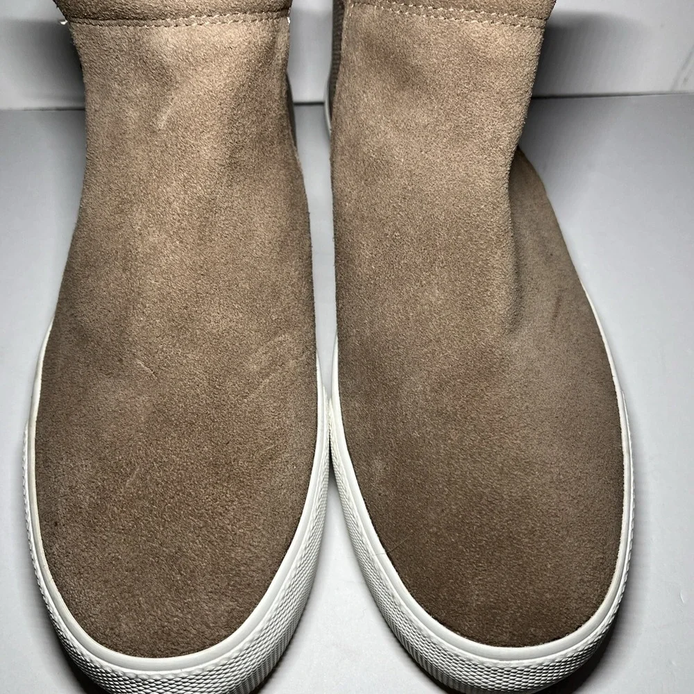 Keds Boots Cooper Casual Side Zip Ankle Bootie Womens 7 Suede Canvas Atheleisure